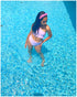 Tie-up Tankini swimsuit